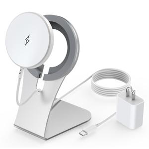 Magnetic Wireless Charger for Apple iPhone 17 Mag Safe Charging,USB-C Charger Block & 6FT 15W Fast Wireless Charging Pad Stand for iPhone 17/17Air/17Pro/17 ProMax/16/16 Plus/15/14/13/12 Series,AirPods