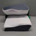 Derila Pillowcase | Designed to Keep Your Derila Memory Foam Pillow for snoring Relief Covered and Protected with This Crisp, Clean, White Pillowcase Made from Premium Materials (Standard (19.7" x 11.8" x 3.9"))