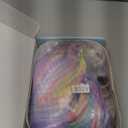 Rainbow Wig Long Wavy Curly Wigs for Women Colorful Wigs 26 Inches Rainbow Ombre Wigs Synthetic Cosplay Wig Pastel Colored Wigs Womens Hair Replacement Wigs for Girls Daily Party Costume Use