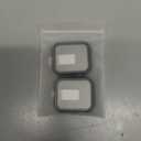 Misxi 2 Pack Tempered Glass Case Compatible for Apple Watch SE 3 (2025) SE 2 SE Series 6 Series 5 Series 4 40mm, Hard PC Screen Protector Overall Protection ScratchResistant Cover for iWatch, Jet Black