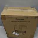 Automatic Gravity Cat Dog Feeder and Water Dispenser with 304 Stainless Steel Bowls 2 in 1 360 Degree Rotatable Auto 2.4L Dry Food and 2.6L Water Bowl for Small Medium Pet Dog Puppy Kitten (Gray)