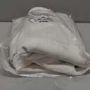 Cream Linen Back Tab Curtains 84 Inch Length for Living Room 2 Panel Set Neutral Modern Farmhouse Window Privacy Semi Sheer Linen Drapes Rustic Pinch Pleated Look Curtain Natural Ivory Colored