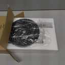 SMARTAKE Paper Towel Holder, Paper Towel Dispenser Standing Weighted Base Non Slip, Spring Arm for Easy Tear, Stainless Steel Paper Towel Holder for Home Kitchen Countertop Tabletop, Silver