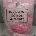 Fanfanwin 36 Pcs Sleepover Party Supplies for Girl Spa Slumber Birthday Favors Throw Blanket Pillow Eye Mask Headband Scrunchies (Solid Color,30 Pink,6 Hot Pink)