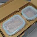 Glass Food Storage Containers with Lids, [18 Piece] Glass Meal Prep Containers, Containers for Food Storage with Lids, BPA Free & Leak Proof (9 Lid & 9 Container) (clear)