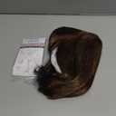 Kaneles Mens Short Brown Wig Synthetic Laeyered Natural Hair Costume Full Wig (Brown)