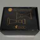 Door Stoppers, Magnetic Door Stop 3M Adhesive Stick & Screws Stainless Steel, Door Stop Holder to Keep Door Open Wall & Floor Mount, Magnetic Door Catch Stoppers for Bottom of Door, Silver