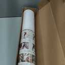 Peony Floral Beige Wallpaper Mural Peel and Stick for Living Room and Bedroom 137"x100"