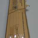 Rerishom Door Security Bar, Door Stoppers Security bar,Heavy Duty Door Lock Security Door Jammer Door Stopper for Apartment, Hotel Room,Screen Door Hardware, Gate Lock Bar, 2 Pack (White)