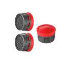 JQK Faucet Areator, 2.2 GPM Flow Retrictor Insert Faucet Aerators Replacement Parts Bathroom 3 Pack, FAN22-P3