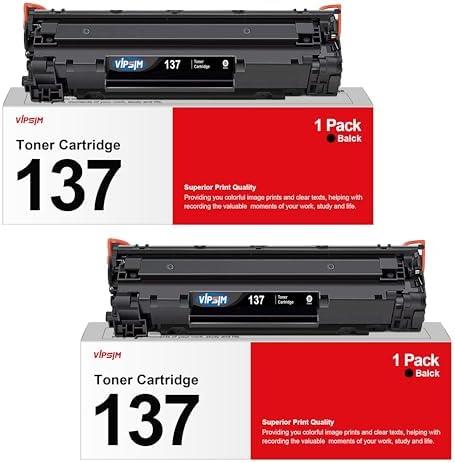 137 Toner Cartridge Replacement for Canon 137 Black Toner Cartridge CRG137 9435B001AA to Use with ImageClass D570 LBP151dw MF216n MF236n MF232W MF227dw MF229dw MF244dw MF247dw Printer (2 Black)