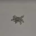 CASDRE Crystal Bride Wedding Hair Comb Silver Sparkly Rhinestone Bridal Hair Accessories Prom Hair Pieces for Women (Silver, One Size)