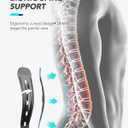 Back Brace for Lower Back Pain Relief, Carbon Fiber Support, Ergonomice Curved, Ultra-thin Air Mesh, Lightweight and Adjustale Design, Size XXL