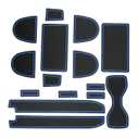 for Door Slot Mats for 2026 Nissan Frontier, Anti-Dust Center Console Liners, Cup Holder Insert, Passenger Glove Box Pad for 2022-2026 Nissan Frontier Accessories 15PCS