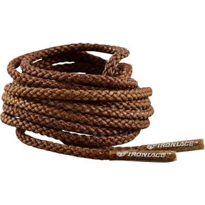 IRONLACE Unbreakable Round Bootlaces - Indestructible, Waterproof & Fire Resistant Laces, 1500-Pound Breaking Strength/Pair