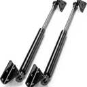 ARANA Gas Struts 15 inch 40 lbs with Brackets(Non-Detachable), Gas Shocks Lift Lid 15", Hydraulic Lift Gas Springs Fits Cabinets Door Storage Box Lid Toolbox Custom Window(Fit 32-44 lbs Lid), 2 Pcs