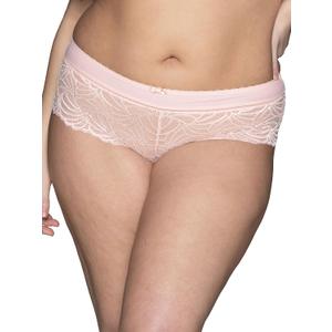 Vanity Fair Womens Flattering Lace Panties: Lightweight & Silky with Superior Stretch (6, Soft Blush)