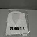 Men's Short Sleeve Button Down Shirt Cuban Collar Anti-Wrinkle Shirt Casual Summer Beach Shirt (Large, White)