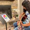 QMG The Circle of Fifths Poster for Guitar and Piano- Reference Guide for Beginner to Learn Harmony and Music Theory, Guitar Chord Posters, Laminated Guitar Wall Chart (Size: 8.5x11)