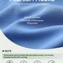 baleaf Womens 12" Long Bermuda Shorts Knee Length Cotton Athletic Shorts Sweat Casual Lounge Walking Summer (Blue, XXL)