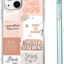 Boho Jesus Collage Case for iPhone 13,Christian Quote Bible Verse Pattern,Soft TPU Protective Cover Case Compatible with iPhone 13