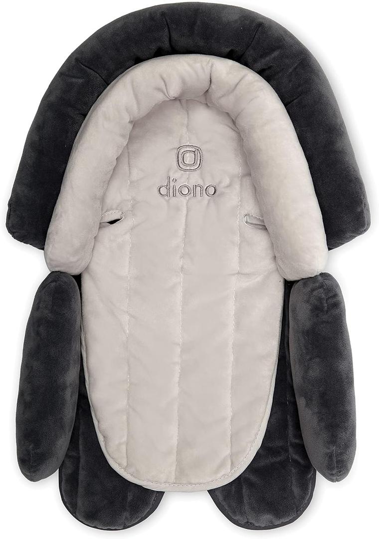 Diono Cuddle Soft 2-in-1 Head Support with Chest Pads - Gray/Arctic (Single)