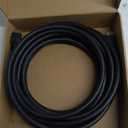 HDMI Cable, 25ft, 4K@60Hz, High-Speed 4K HDMI 2.0 Cord (18Gbps), 2160p, 48 bit, Compatible with TV/PS5/Xbox/Roku, Black