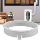 Pssopp Air Conditioner Hose Connector Round Tube Conditioner Adapter Air Conditioner Exhaust Hose Coupler for Mobile Air Conditioning KYR 35