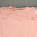 Eytino Womens Plus Size Tops Long Sleeve Blouse Crewneck Pleated Knit Casual Loose Fit Shirts(Pink, 5XL)