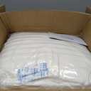 Hobestluk 4ft Bean Bag Chairs for Adults Large Beanbag Chair with Dutch Corded Plush Cover Big Bean Bag Chair for Living Room Bedroom Dorm Office - White (42" x 42" x 24")