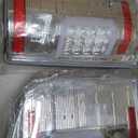 DNA MOTORING TL-CSIL07-LED-3D-CH-CL LED 3D Tail Light Assembly Driver & Passenger Side [Compatible with 07-14 Chevy Silverado 1500 2500 HD 3500 HD]