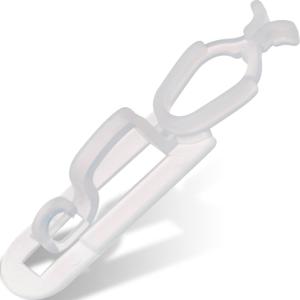 Christmas Light Gutter Clip Outdoor Shingle Clips 80 Pieces Holiday Hanger Hooks Compatible with C9 C7 C6 for Roof, Roof Ridge Line, Fence (Translucent) (Transparent)