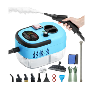 2500W Handheld Steam Cleaner,Portable Car Steamer For Auto Detailing,HighTemperature and Pressure Steam Cleaner For Home, Steam Cleaning Machine for Furniture,Kitchen,Grout,Floor,Tile (Blue)