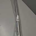 Moen Curved Adjustable Length Fixed Mount Single Shower Curtain Rod for Bathroom, Brushed Nickel Finish, CSR2160BN