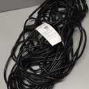 HUANCHAIN 75 FT 16 Gauge Black Indoor Outdoor Extension Cord Waterproof, Flexible Cold Weather 3 Prong Electric Cord Outside, 10A 1250W 125V 16AWG SJTW, ETL Listed