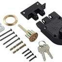 Jimmy Proof Deadbolt Lock with Keyed (Black)