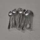 32 Pcs Teaspoons Set, Food Grade Stainless Steel Tea Spoons, Durable Small Spoons, Metal Dessert Spoon, Spoon Silverware for Home, Kitchen or Restaurant, Mirror Polished & Dishwasher Safe, 6.7-Inch