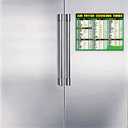 5 x Air Fryer Cooking Times Magnetic Cheat Sheet - Extra Large Easy to Read 11 x 8.5 Airfryer Kitchen Accessory - Quick Reference Guide Magnet for Over 90 Popular Airfry Foods - Cook Healthy Meals Fast