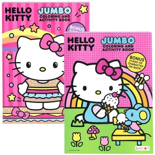 Hello Kitty Jumbo Coloring and Activity Book, 4 Pack