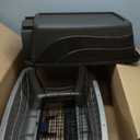 Petmate Dog Crates for Small Dogs & Cat Carriers, Two-Door Plastic Pet Kennel, Top & Front Loading, Made in USA, 24" For Pets Up To 15 lb, Pearl Tan