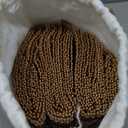 ANDSTAR Set of 8 Pcs Bamboo Placemats Natural Anti-Slip Bamboo Placemats Washable Heat-Resistant Table Mats for Dining Room and Kitchen (Brown+White+Black) (Set of 8 Placemat 17.7 x 11.8 inch)