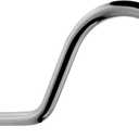 NearMoon Shower Extension Arm with Flange - S Shaped High Arc Gooseneck Long Shower Extender Pipe, Perfect for Rainfall Shower Head - Bathroom Accessory,16 Inch (Chrome Finish)