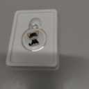 GPS Pet Tracker with Apple Find My Network, Android Compatibility, Real-Time Location Tracking, Water-Resistant (DINGWEIQI02)