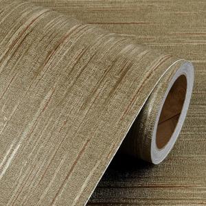 Livelynine 15.8x394 Luxury Gold Textured Wallpaper Peel and Stick Grass Cloth Wallpaper Rolls for Bathroom Kitchen Retro Accent Wall Decor Living Room Modern Removable Vintage Contact Paper for Walls