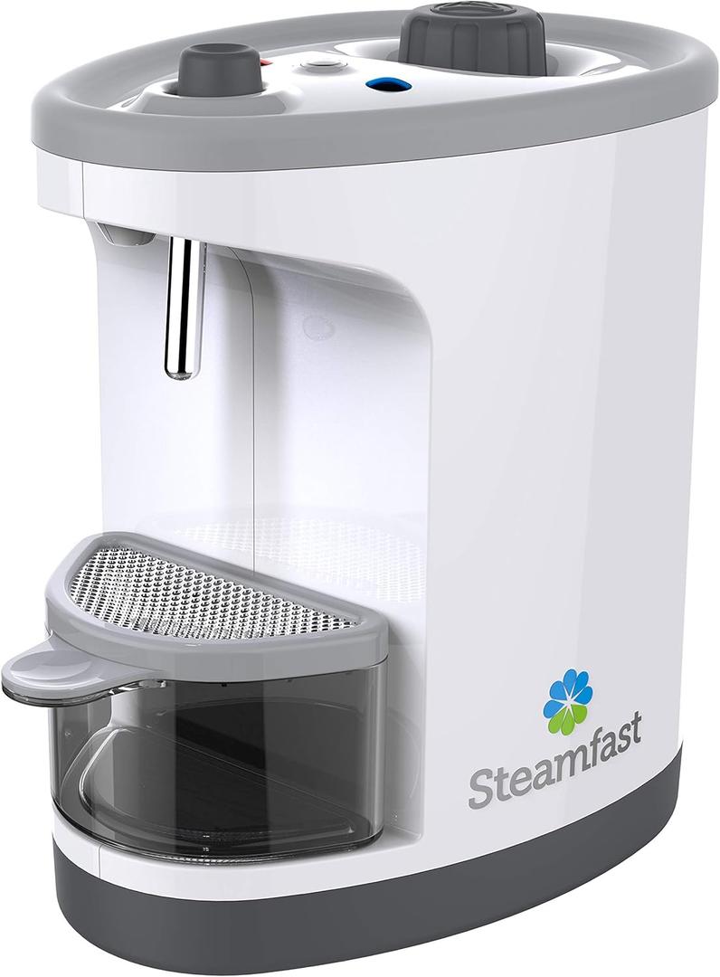 Steamfast SF-1000 JULE Steam Jewelry Cleaner, LED Lighting, Chemical Free, 15 Minute Run-Time, Included Cleaning Accessories, 12-Ounce Water Tank, Quick Heat-Up Time, White
