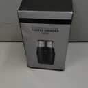 SHARDOR Adjustable Coffee Grinder Electric, Super Silent Electric Coffee Bean Grinder with Time-Memory Adjustment and Multi-Functional Stainless Steel Cup for Spices, Herbs, and Nuts Grinding, Gray (1 Bowl, Dark black)