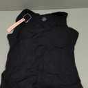 QINSEN Women's Square Neck Sleeveless Double-Layer Tank Tops Basic Tight T Shirts (Large, Black)