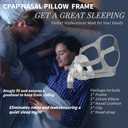 Full Face CPAP Mask, Full Cover Replacement Kit, Comfort Series Nasal CPAP MASK, Cpap Masks Includes Headgear, Cushion, Frame and Elbow(L)