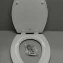 Bemis 1500EC 390 Lift-Off Wood Elongated Toilet Seat, Cotton White (Pack of 1)