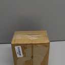 Party Cup Holder with Marker Slot - Wooden Mark Your Cups & Cup Dispenser for Parties, Farmhouse Decor, Home & Bar (Black, 5.7"x5.7"x2.95")